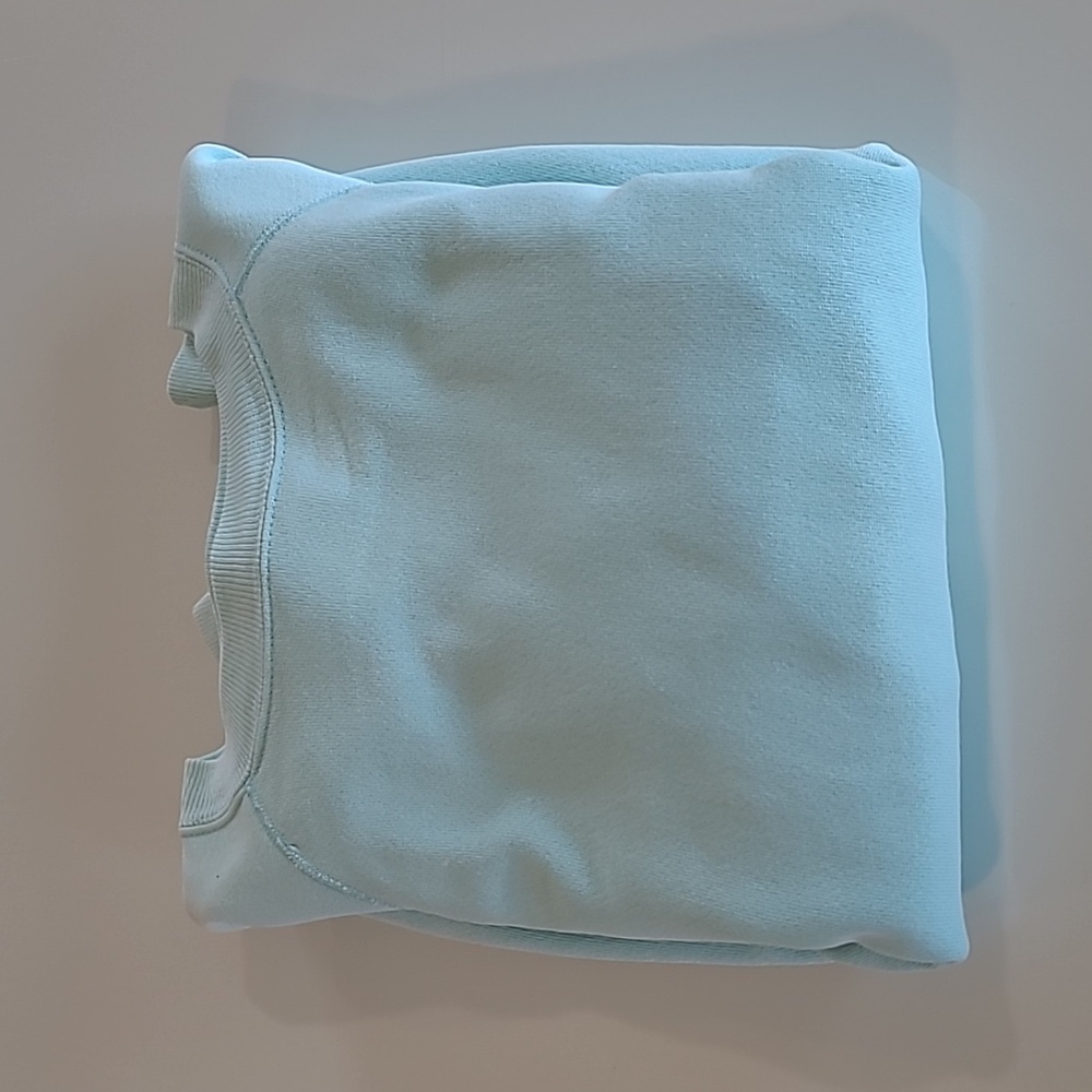 LIKE NEW VTG 90s Hanes Her Way Light Blue Crewneck Sweatshirt - Picture 10 of 10